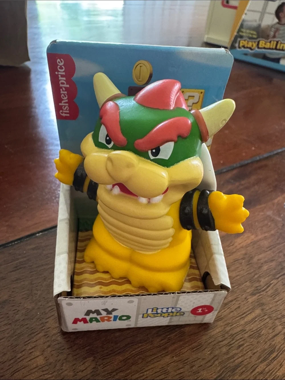 Fisher-Price My Mario Little People Bowser Figure - Yellow, Green & Red